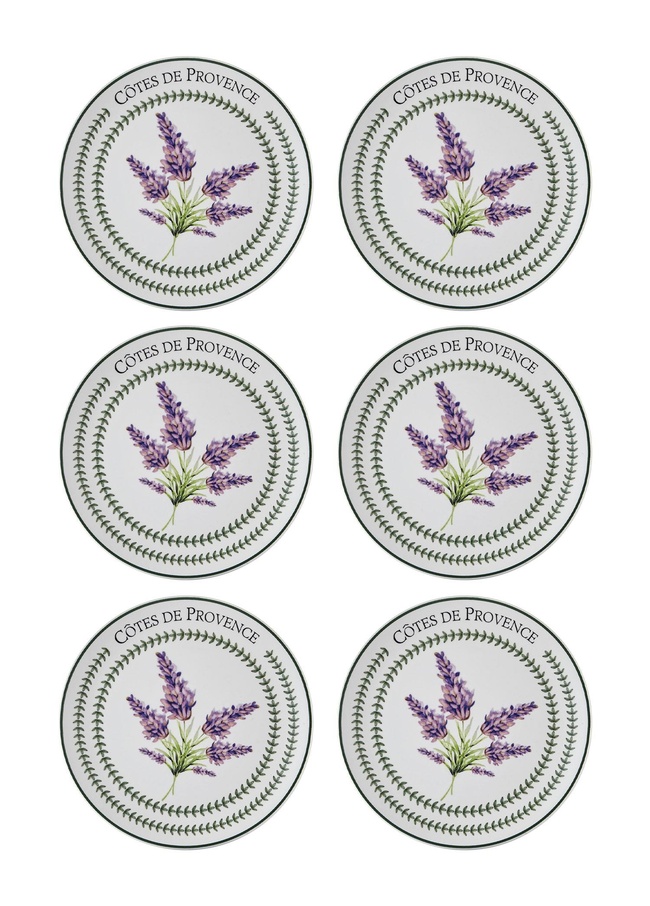  Provence Lavanta Pasta Tabağı 6lı Set 19 cm PRC002
