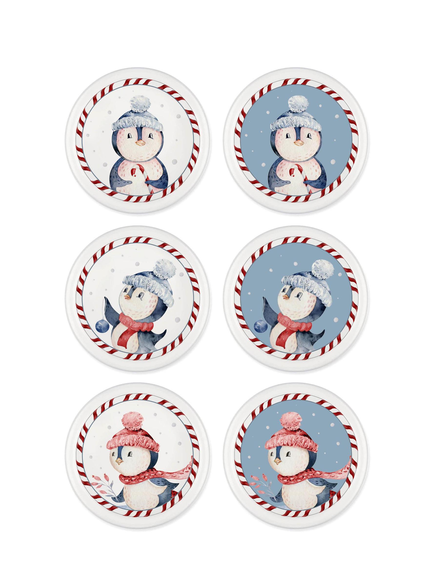  Penguin Çerezlik 6 Parça 10 cm NEW018