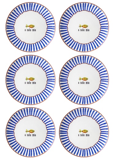  Fish Servis Tabağı 6lı Set 26 cm