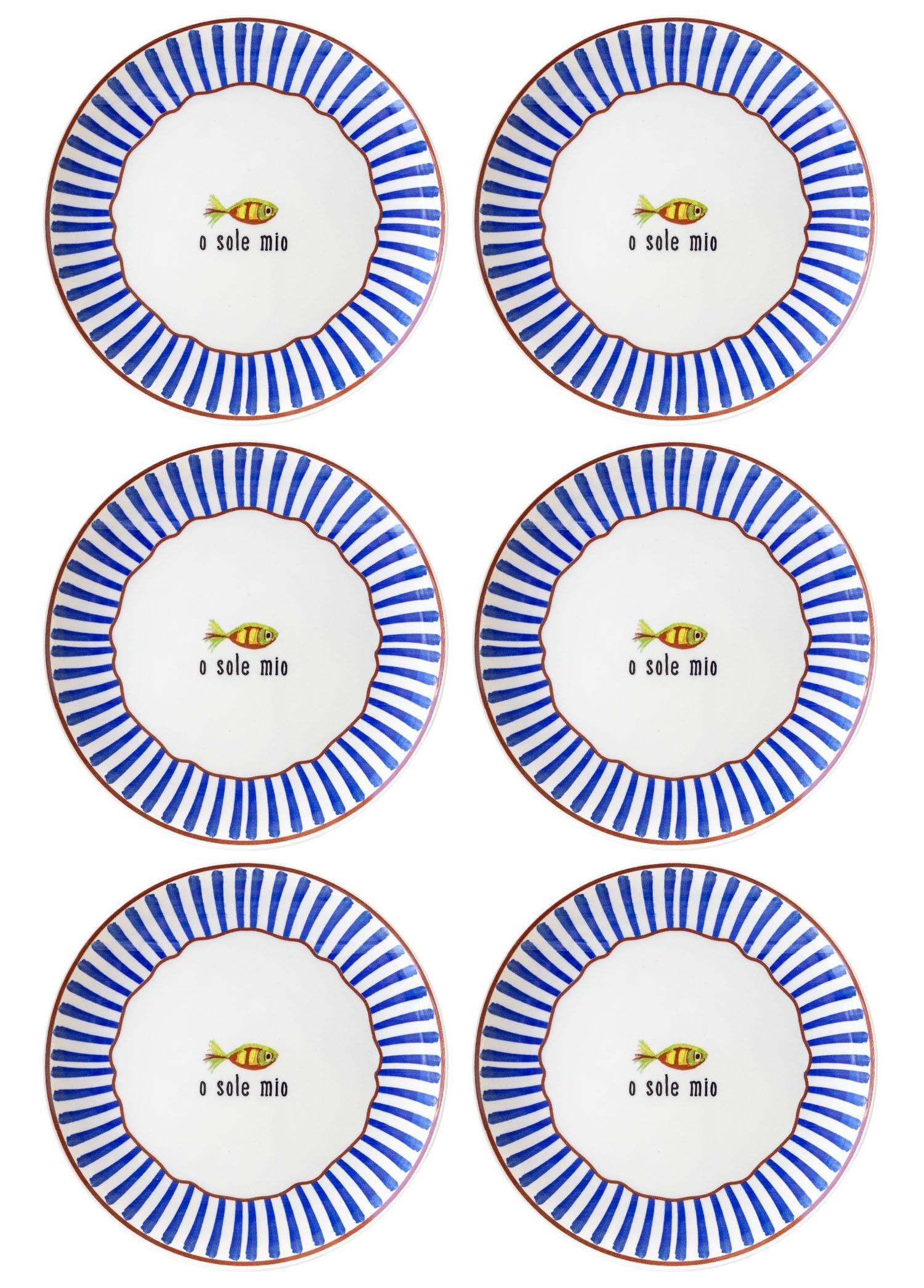  Fish Servis Tabağı 6lı Set 26 cm