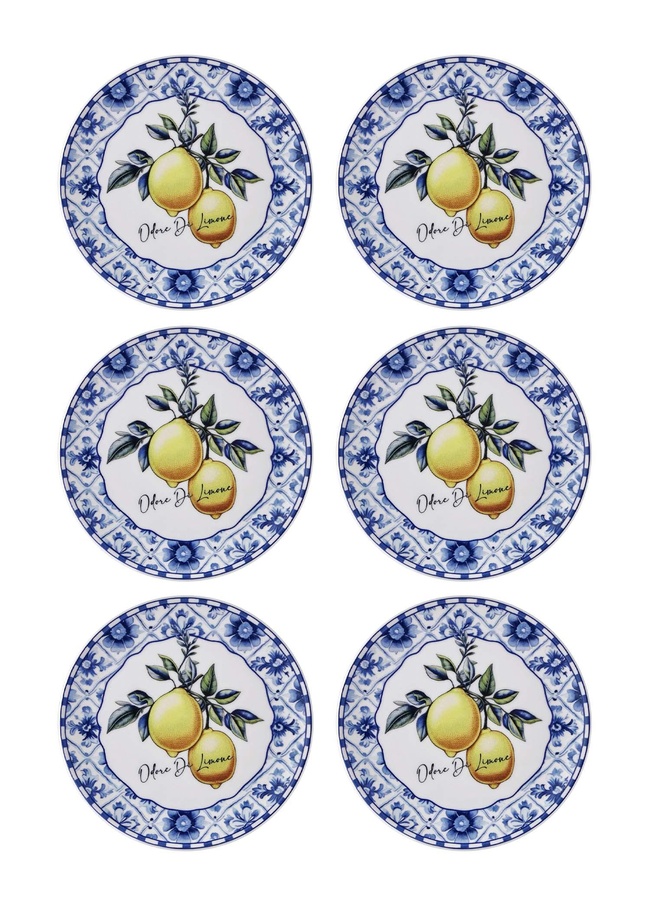  Odore Di Limone Pasta Tabağı 6lı Set 19 cm ODL0001