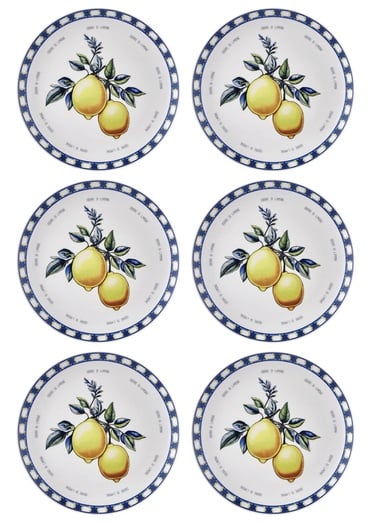  Odore Di Limone Servis Tabağı 6lı Set 26 cm ODL004
