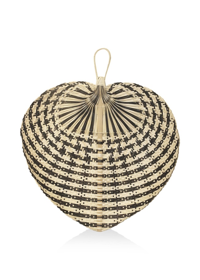  Dekoratif Bambu Duvar Dekoru Siyah 3x67x71 cm