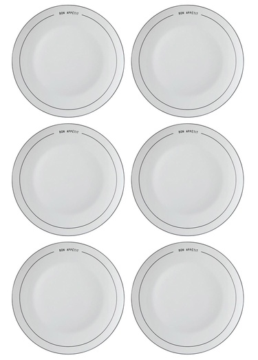  Round Servis Tabağı 6 Kişilik