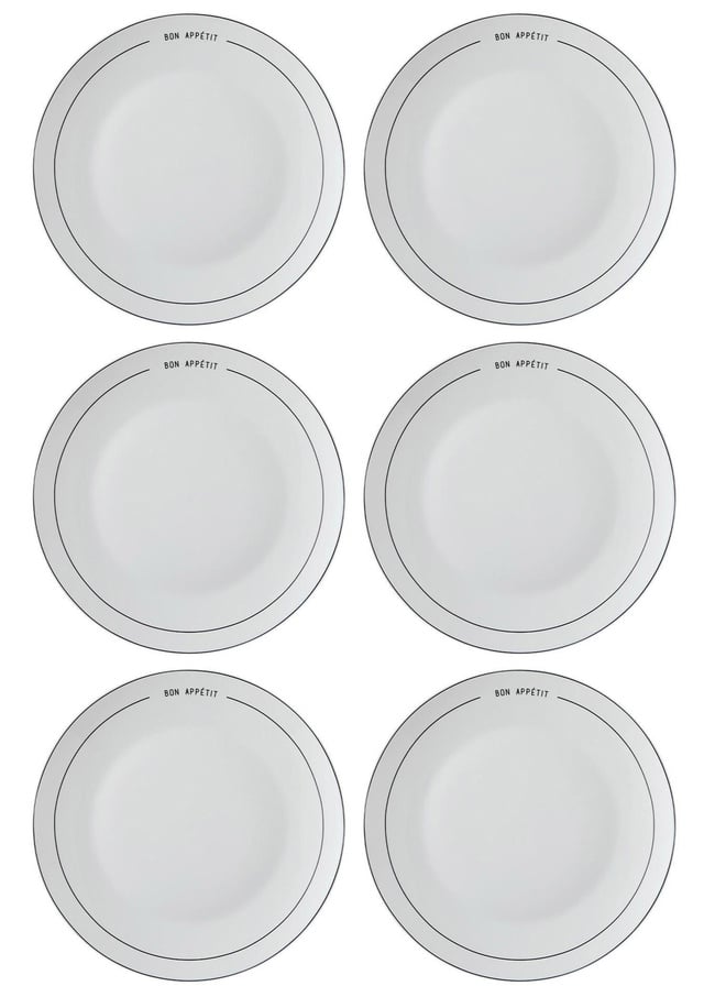  Round Servis Tabağı 6 Kişilik