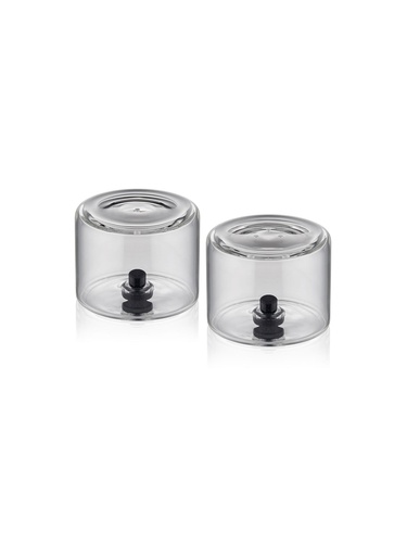  Yuvarlak Tuzluk Biberlik 2li Set 6x5 cm