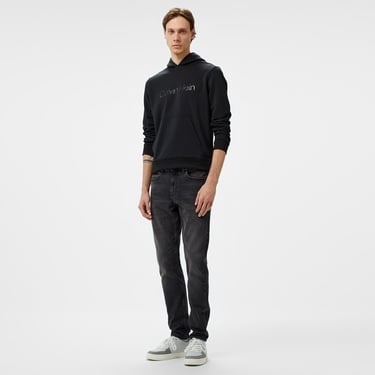  Calvin Klein Sweat Erkek Siyah Hoodie