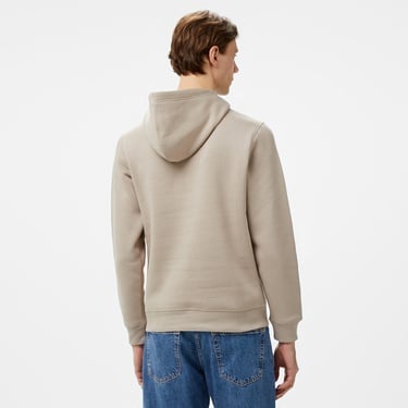  Calvin Klein Jeans Monologo Erkek Bej Hoodie