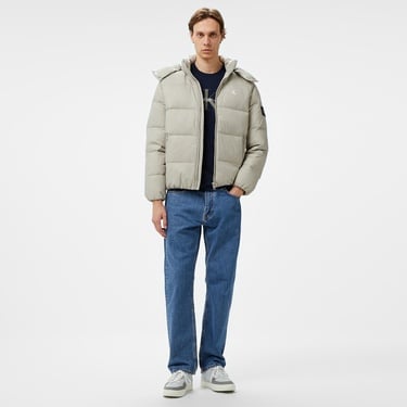  Calvin Klein Jeans Essentials Down Erkek Gri Ceket