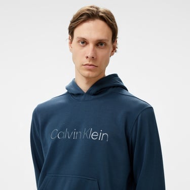  Calvin Klein Sweat Erkek Lacivert Hoodie