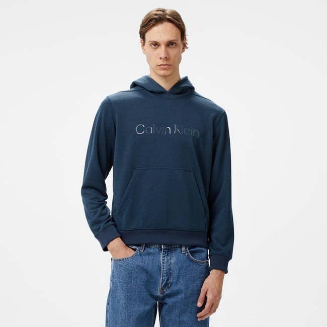 Calvin Klein Sweat Erkek Lacivert Hoodie