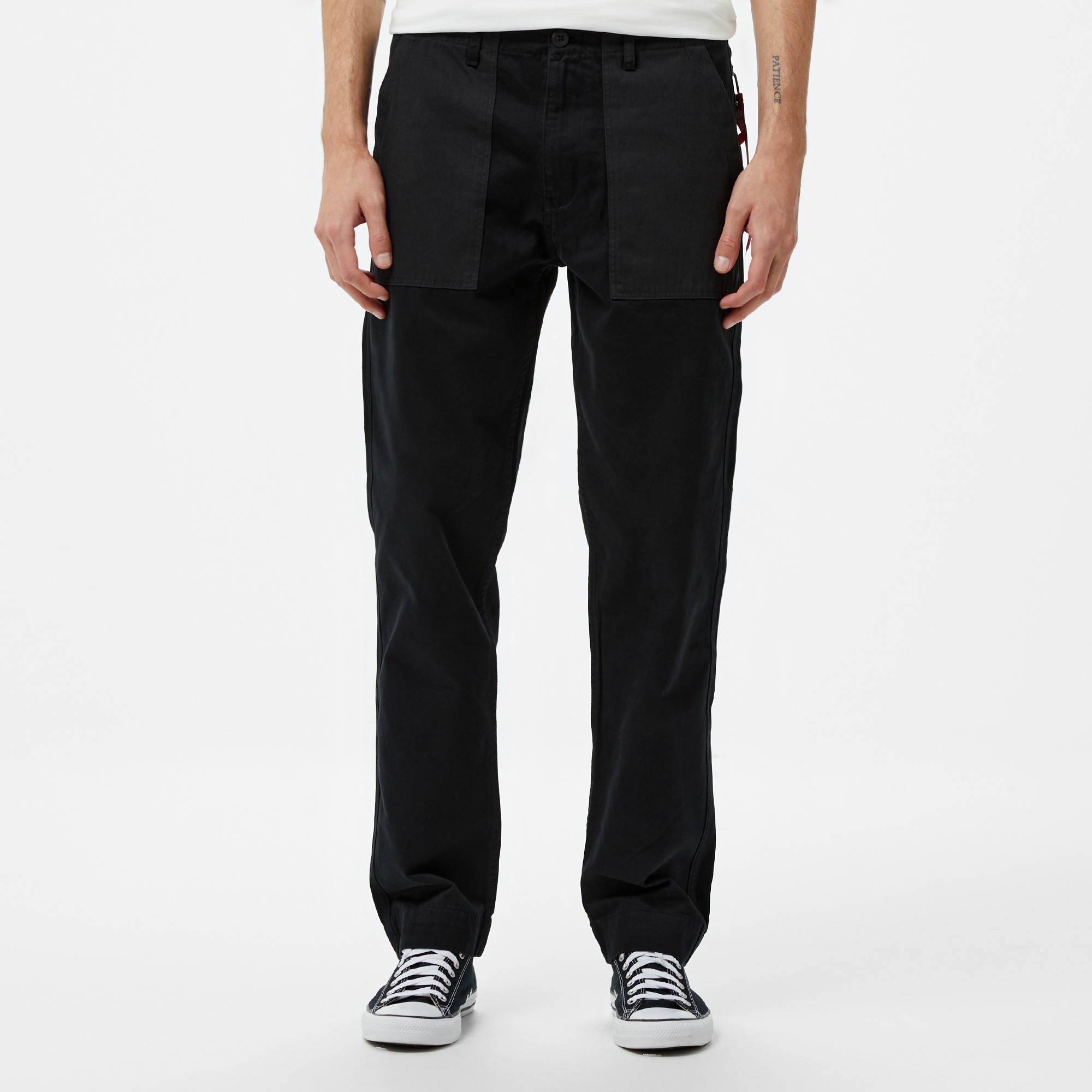 Alpha Industries Fatigue Erkek Siyah Pantolon