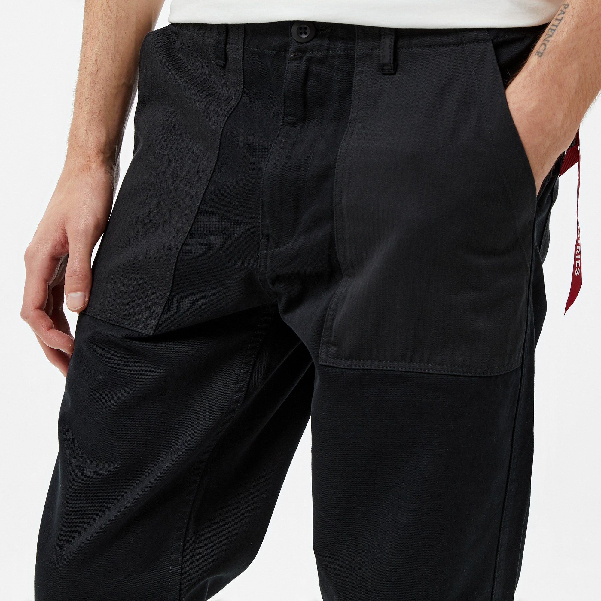 Alpha Industries Fatigue Erkek Siyah Pantolon