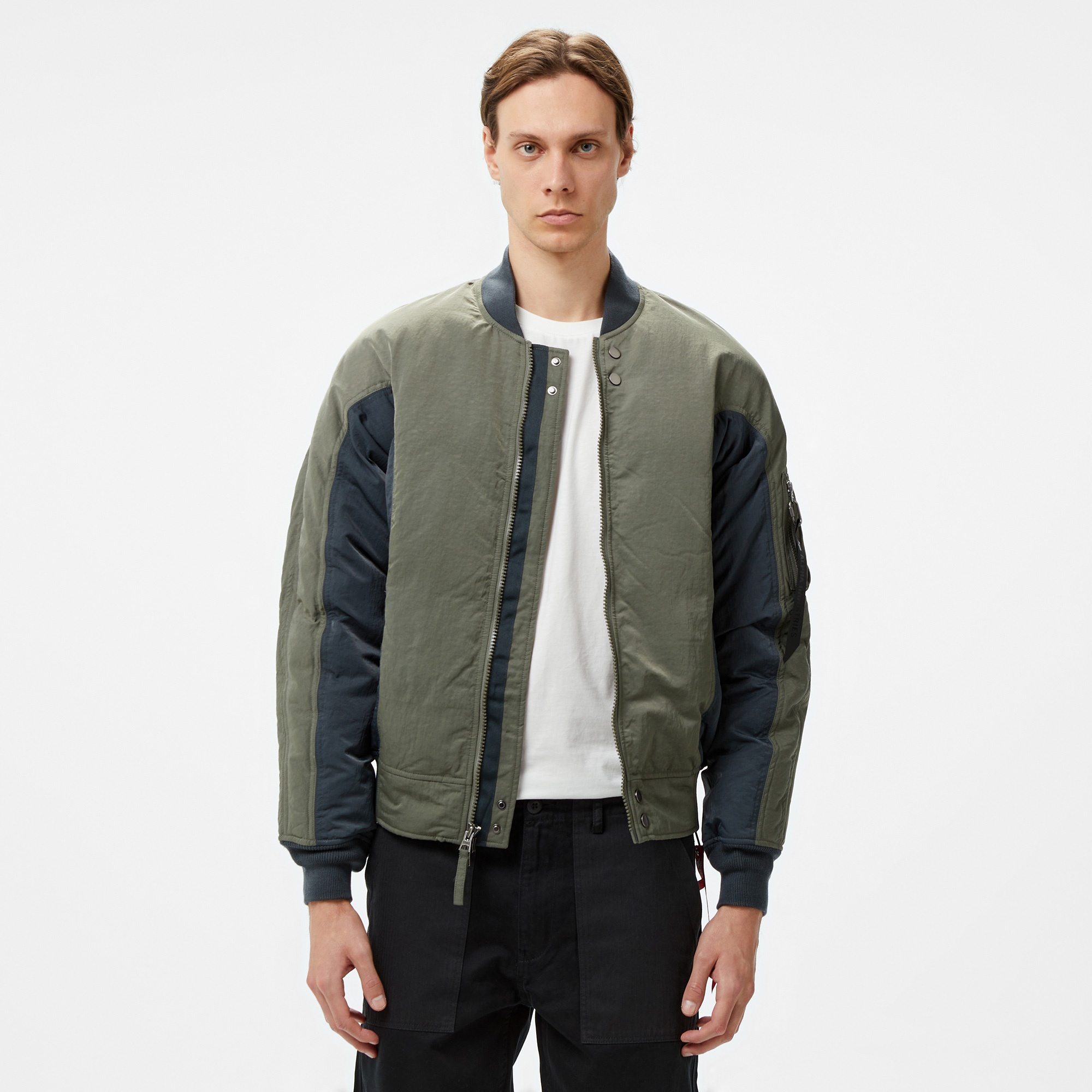 Alpha Industries Insulated Ma-1 Flight Umisex Gri Ceket