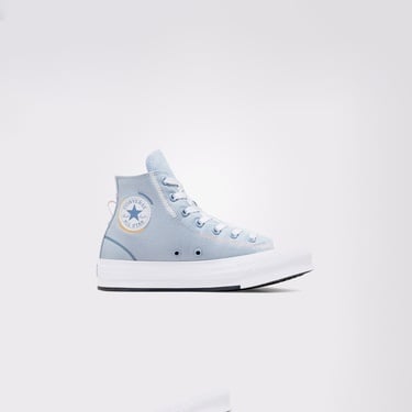  Converse Chuck Taylor All Star Lift Genç Mavi Platform Sneaker