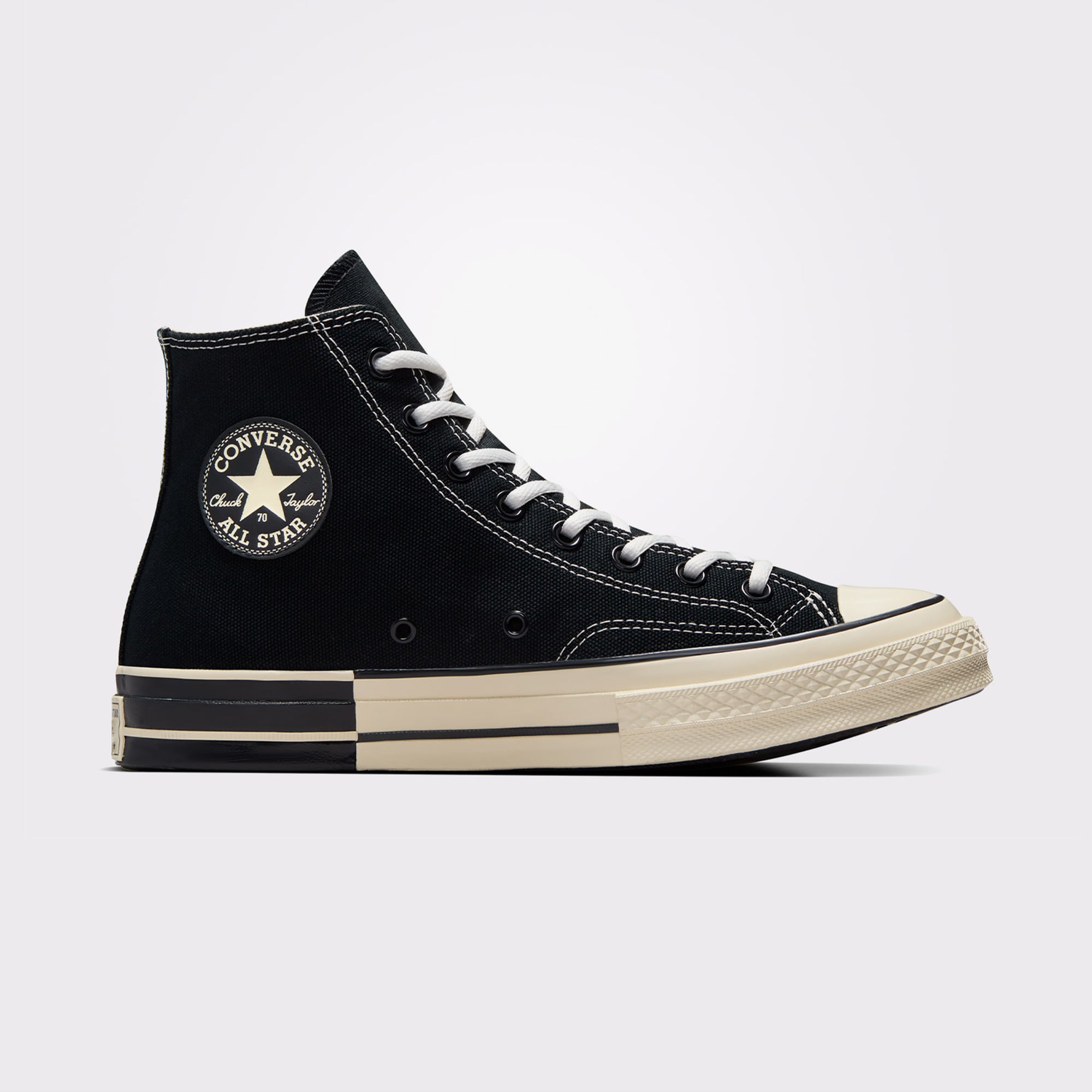  Converse Chuck 70 Black & White Unisex Siyah Sneaker
