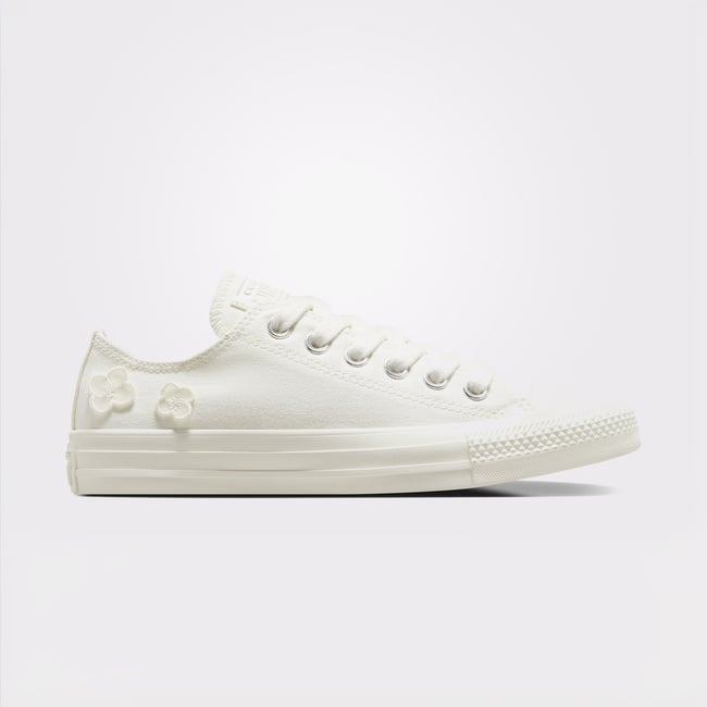  Converse Chuck Taylor All Star 3D Flowers Kadın Krem Sneaker