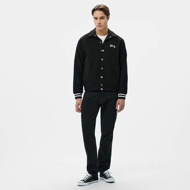  Ucla Keane Erkek Siyah Ceket