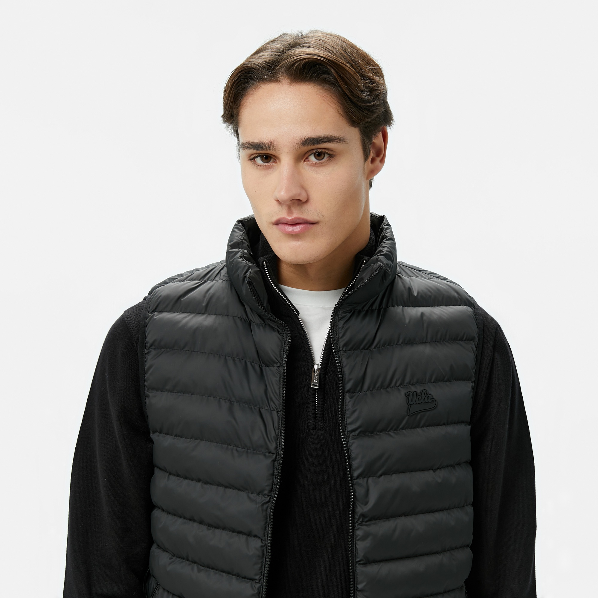 Ucla Blume Erkek Siyah Yelek