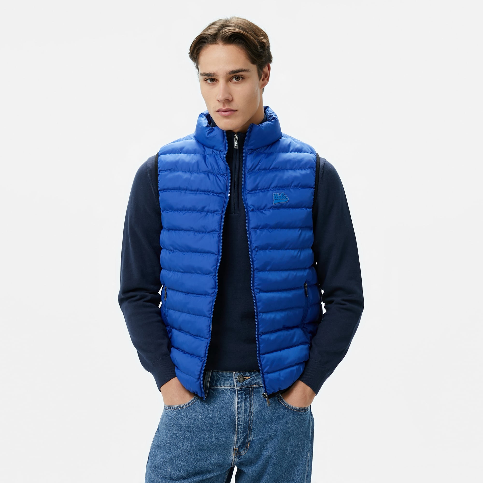 Ucla Blume Erkek Mavi Yelek