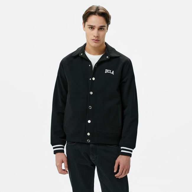  Ucla Keane Erkek Siyah Ceket