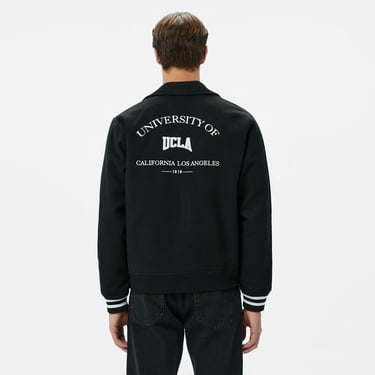  Ucla Keane Erkek Siyah Ceket