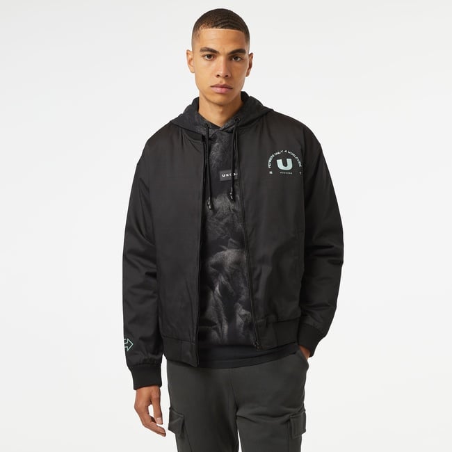  UNITED4 Erkek Siyah Ceket