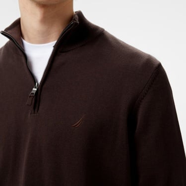  Nautica Erkek Kahverengi Regular Fit Triko