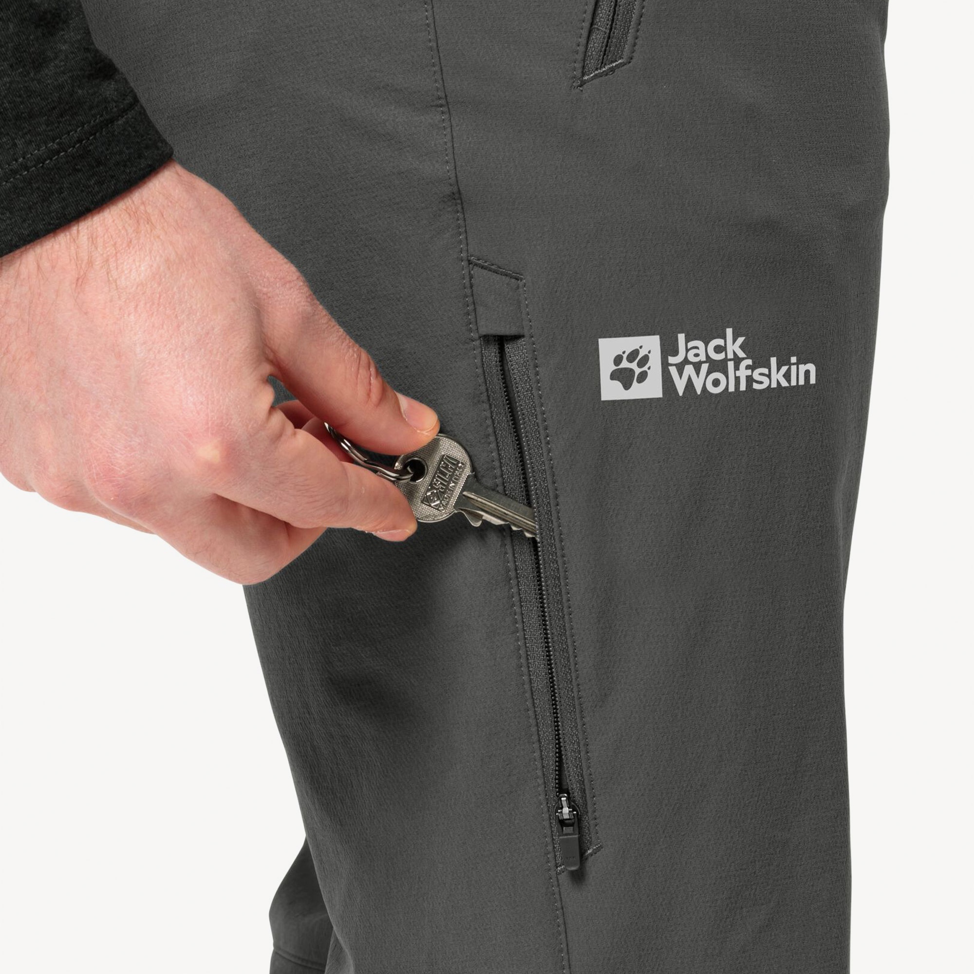 Jack Wolfskin Activate Xt Erkek Gri Outdoor Pantolon