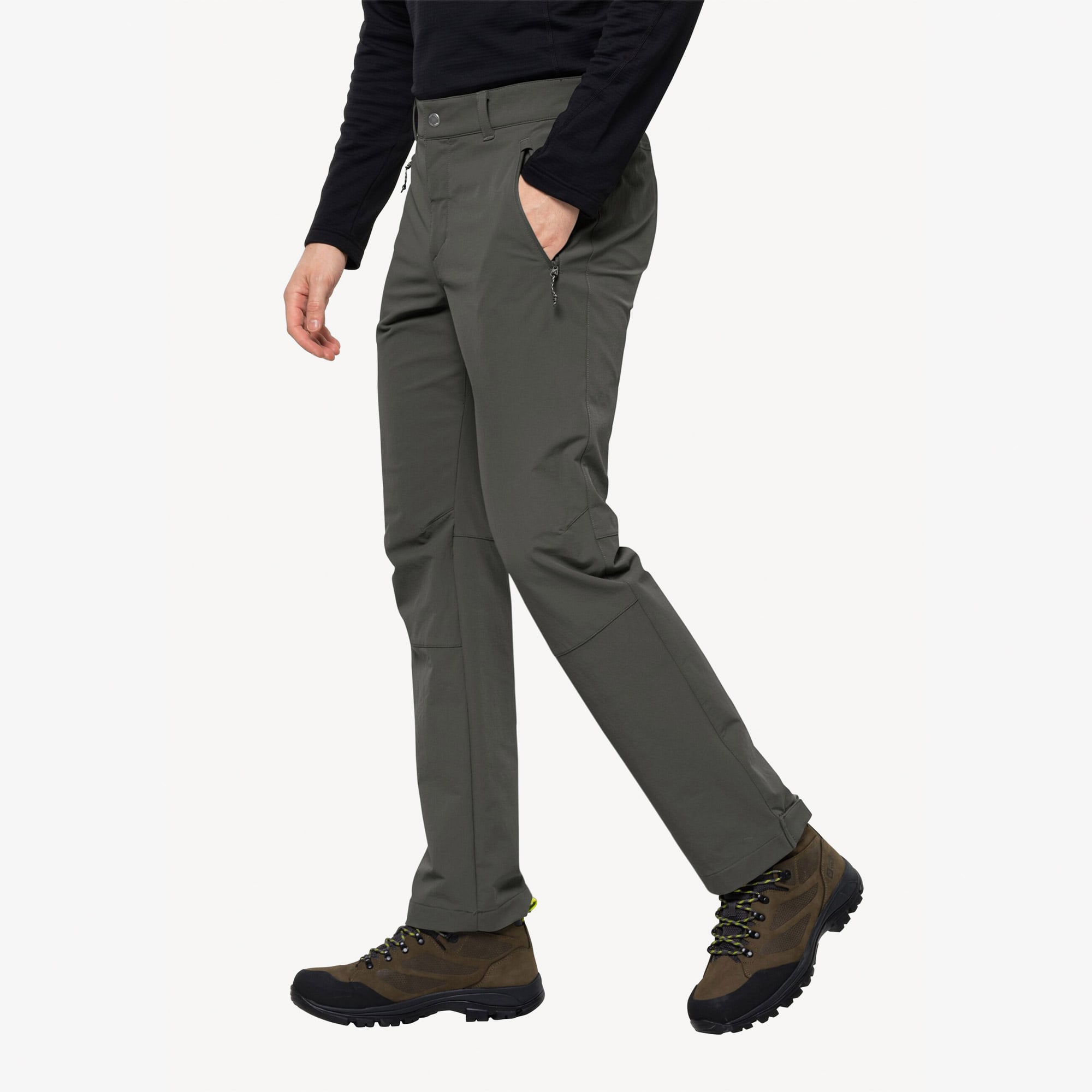  Jack Wolfskin Activate Xt Erkek Gri Outdoor Pantolon