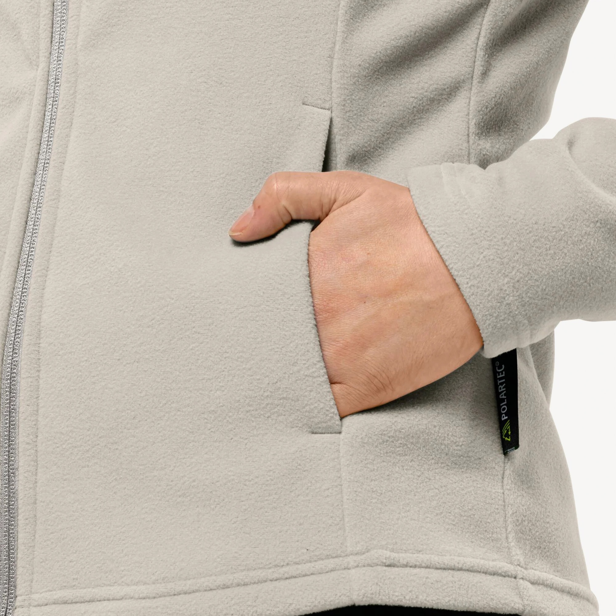 Jack Wolfskin Taunus Fz Kadın Gri Polar