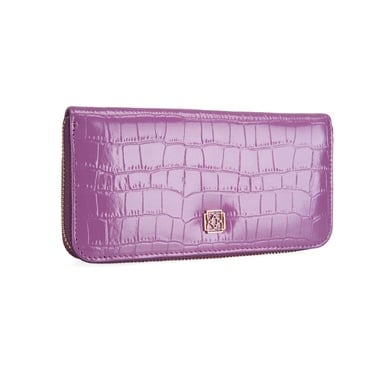  Zane Mor Kadın Kroko Baskılı Deri Cüzdan