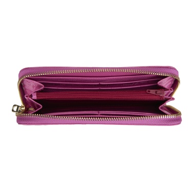  Zane Pembe Kadın Kroko Baskılı Deri Cüzdan