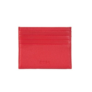 Silas Kırmızı Kadın Deri Kartlık