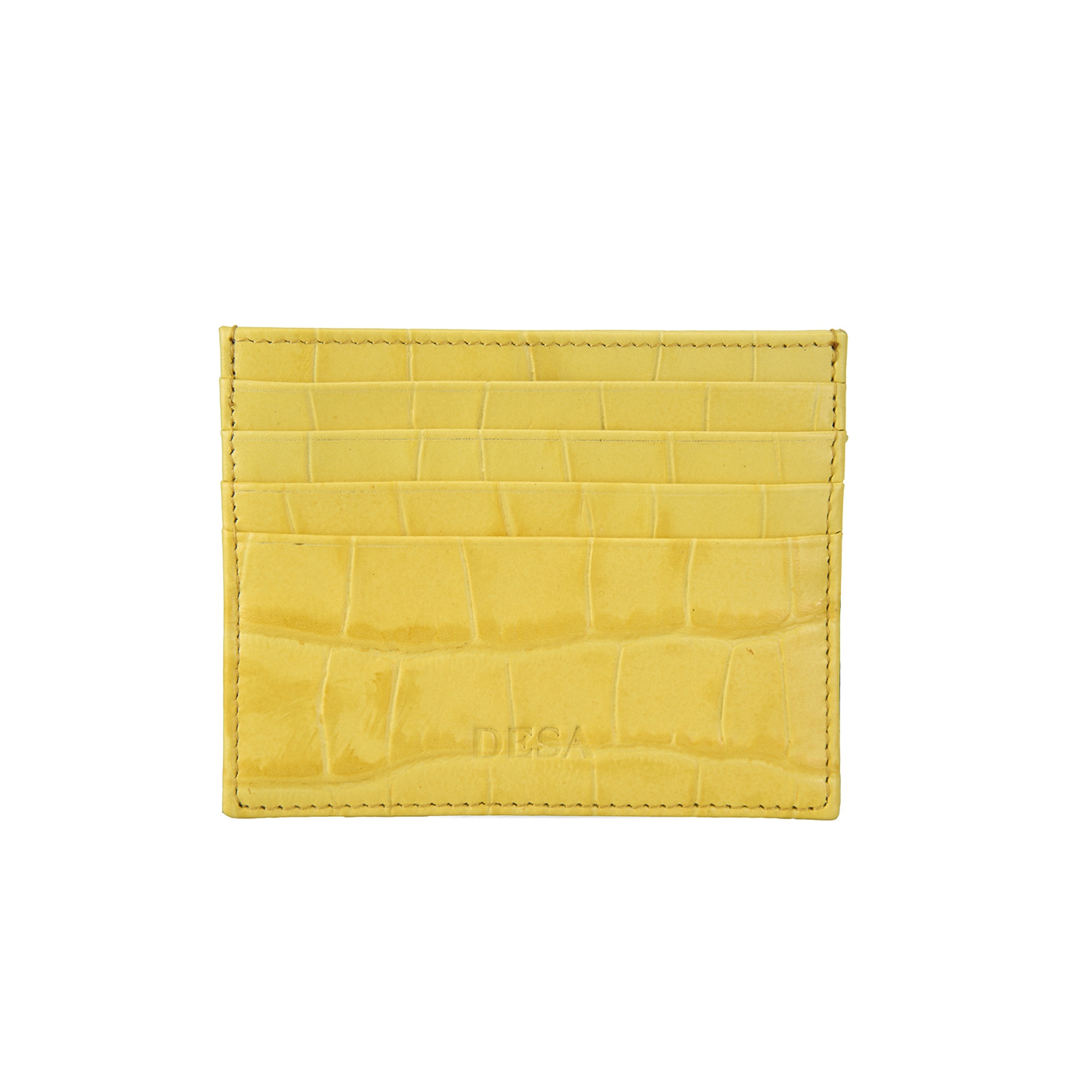 Lucius Sarı Kadın Deri Kartlık