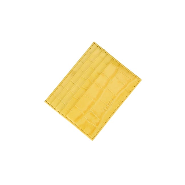  Lucius Sarı Kadın Deri Kartlık