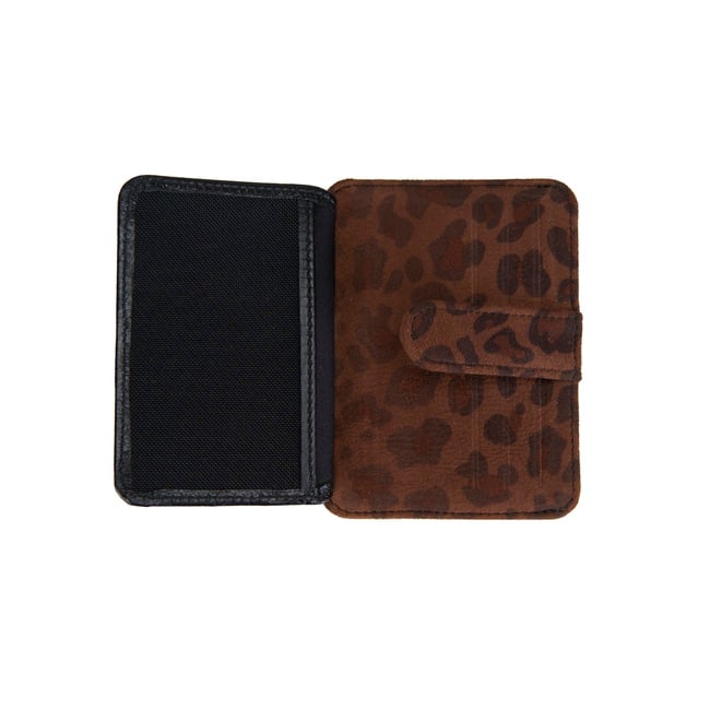  Diona Siyah/ Leopar Baskılı Kadın Cüzdan