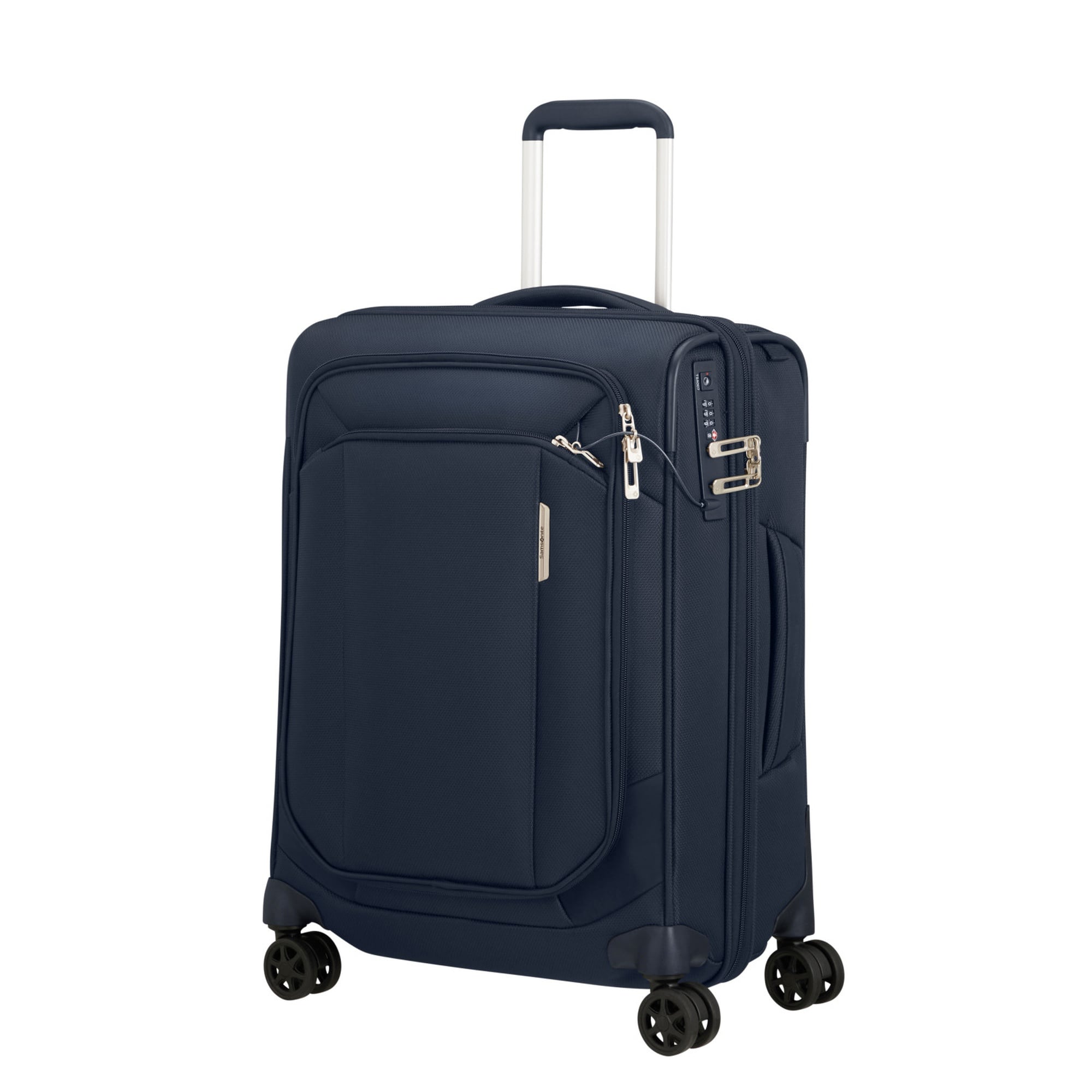 Samsonite Lacivert Respark-Spinner - Körüklü 55/20 Kabin Boy Valiz