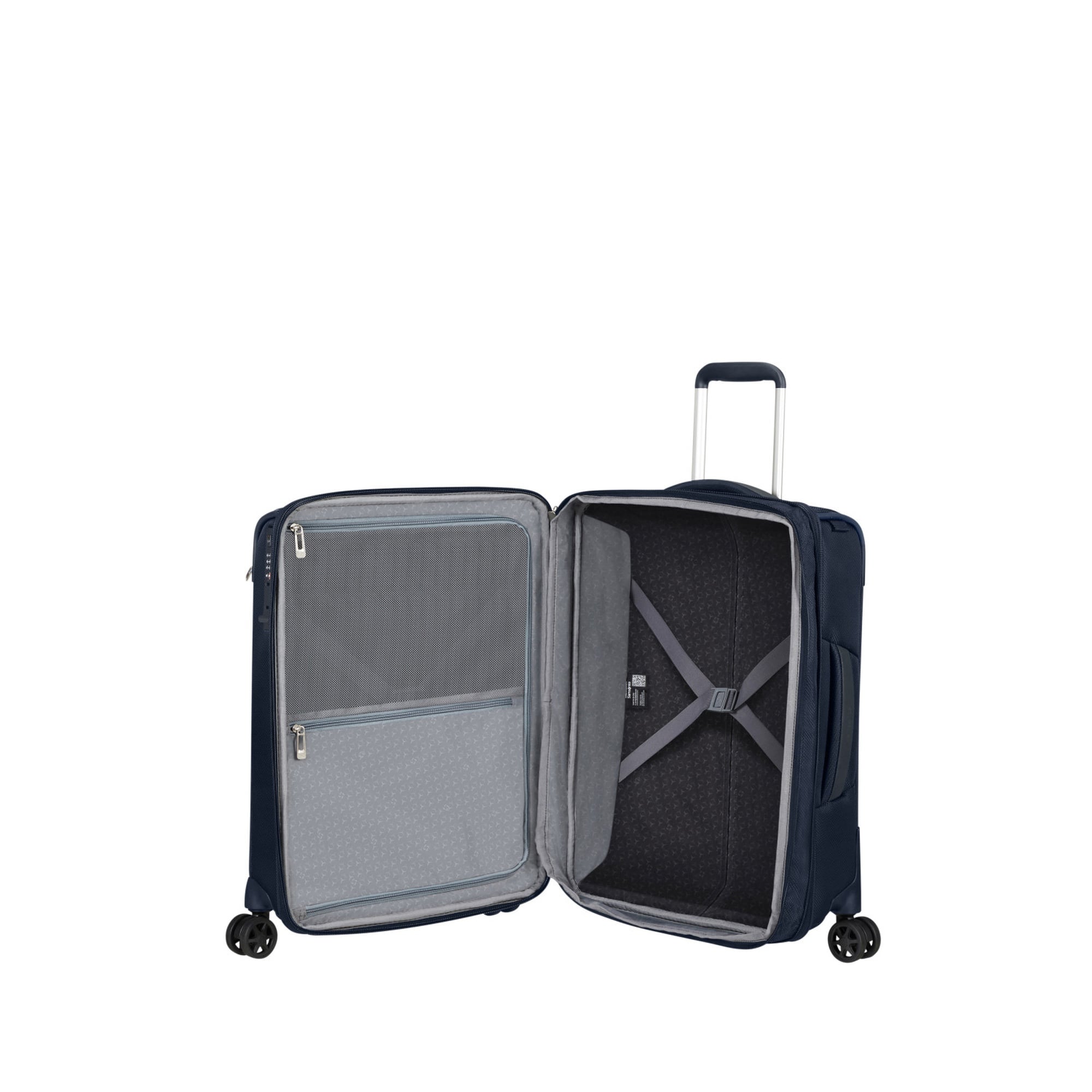 Samsonite Lacivert Respark-Spinner - Körüklü 55/20 Kabin Boy Valiz