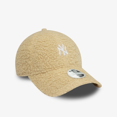  New Era New York Yankees Borg Pastel Kadın Kahverengi Şapka