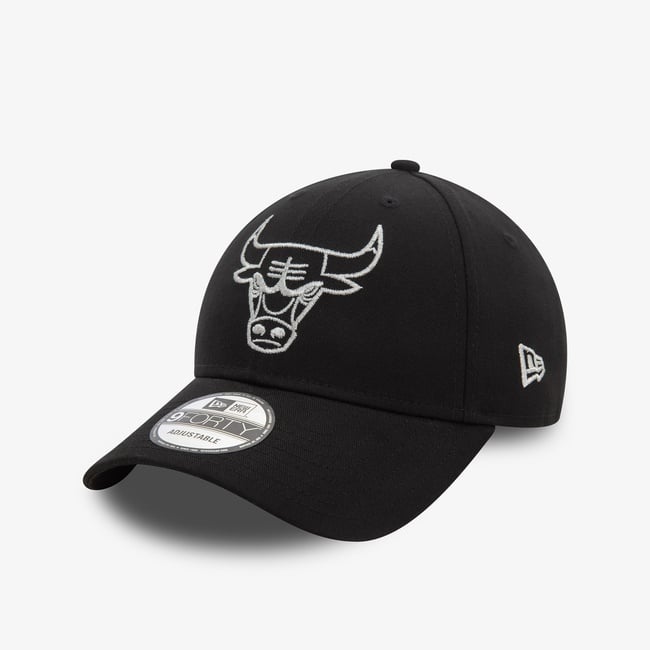  New Era Chicago Bulls Metallic Outline 9Forty Unisex Siyah Şapka