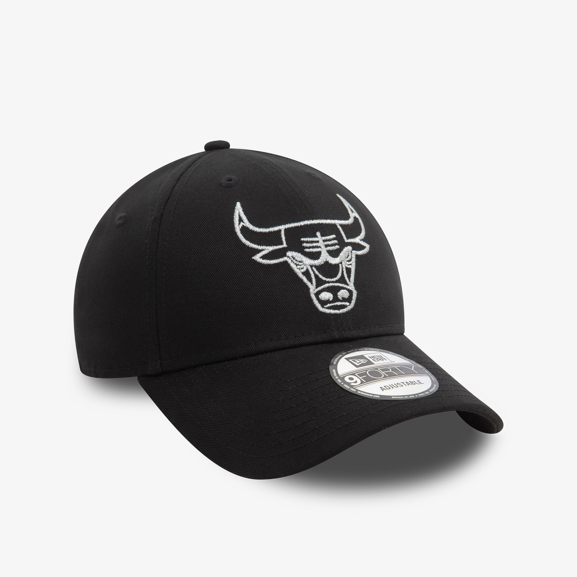 New Era Chicago Bulls Metallic Outline 9Forty Unisex Siyah Şapka