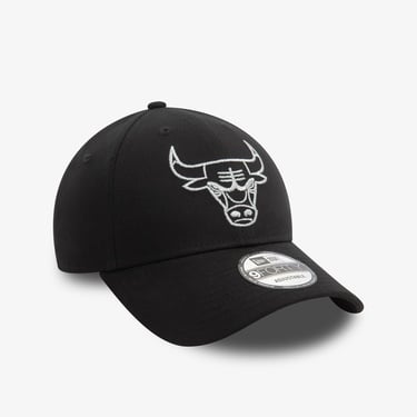  New Era Chicago Bulls Metallic Outline 9Forty Unisex Siyah Şapka