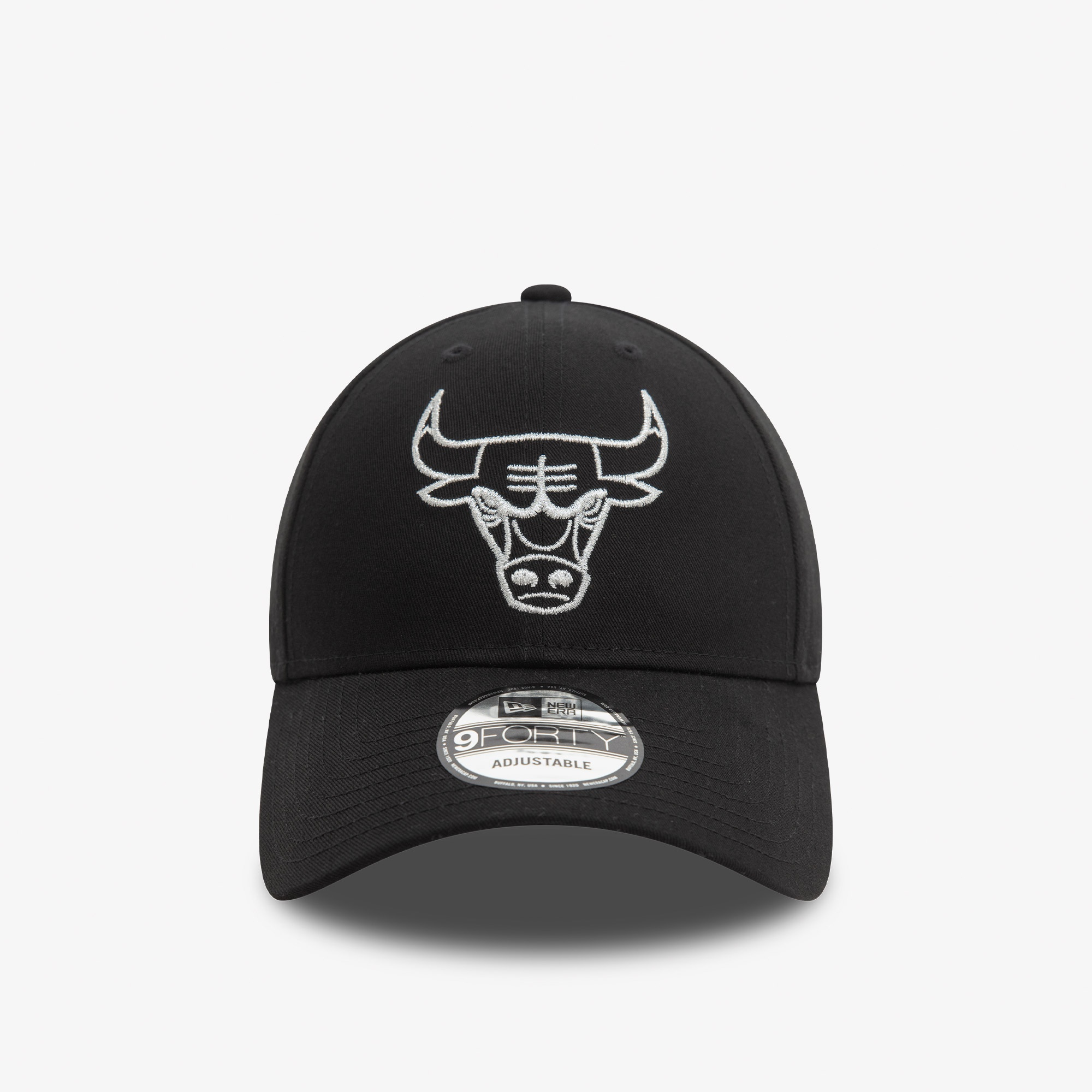 New Era Chicago Bulls Metallic Outline 9Forty Unisex Siyah Şapka