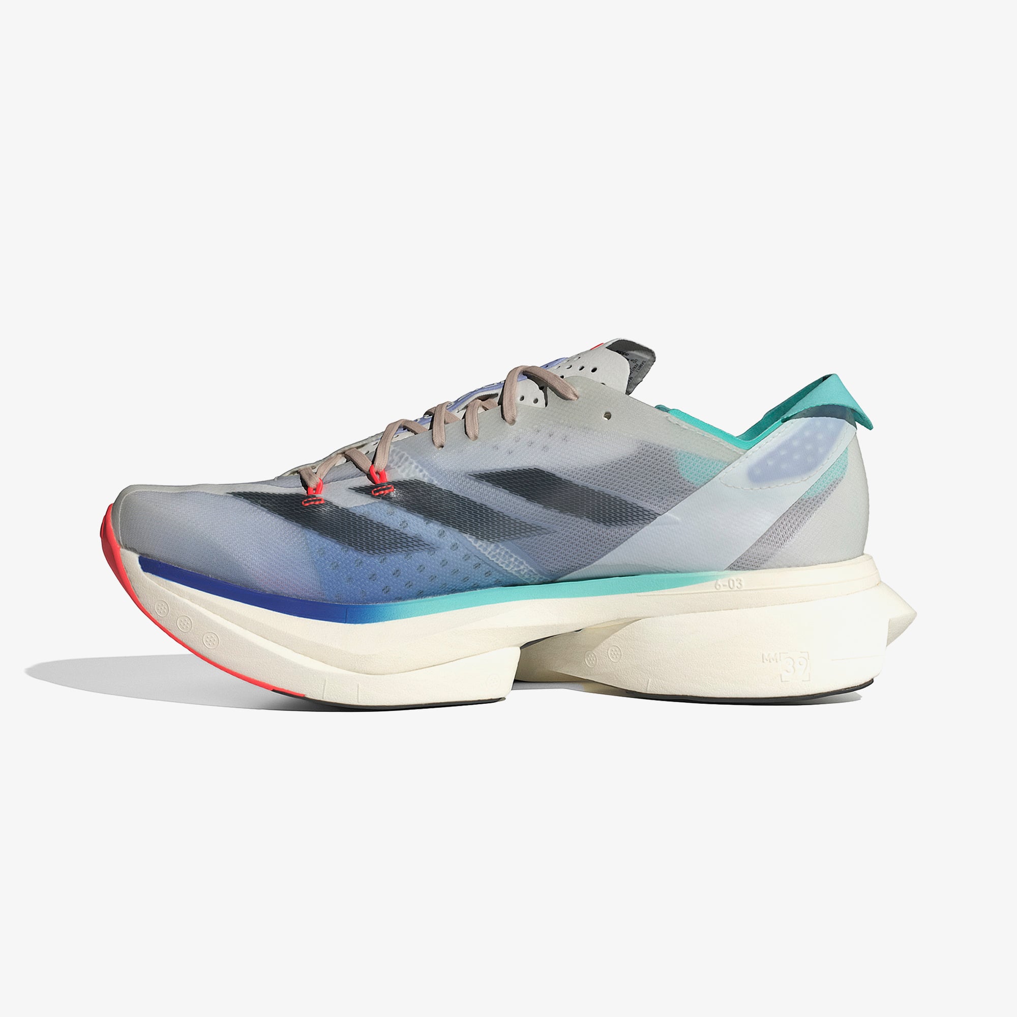 Adidas adidas Adizero Adios Pro 3 Erkek Beyaz Koşu Ayakkabısı Sneaker | FashFed Beyaz - 5. görsel