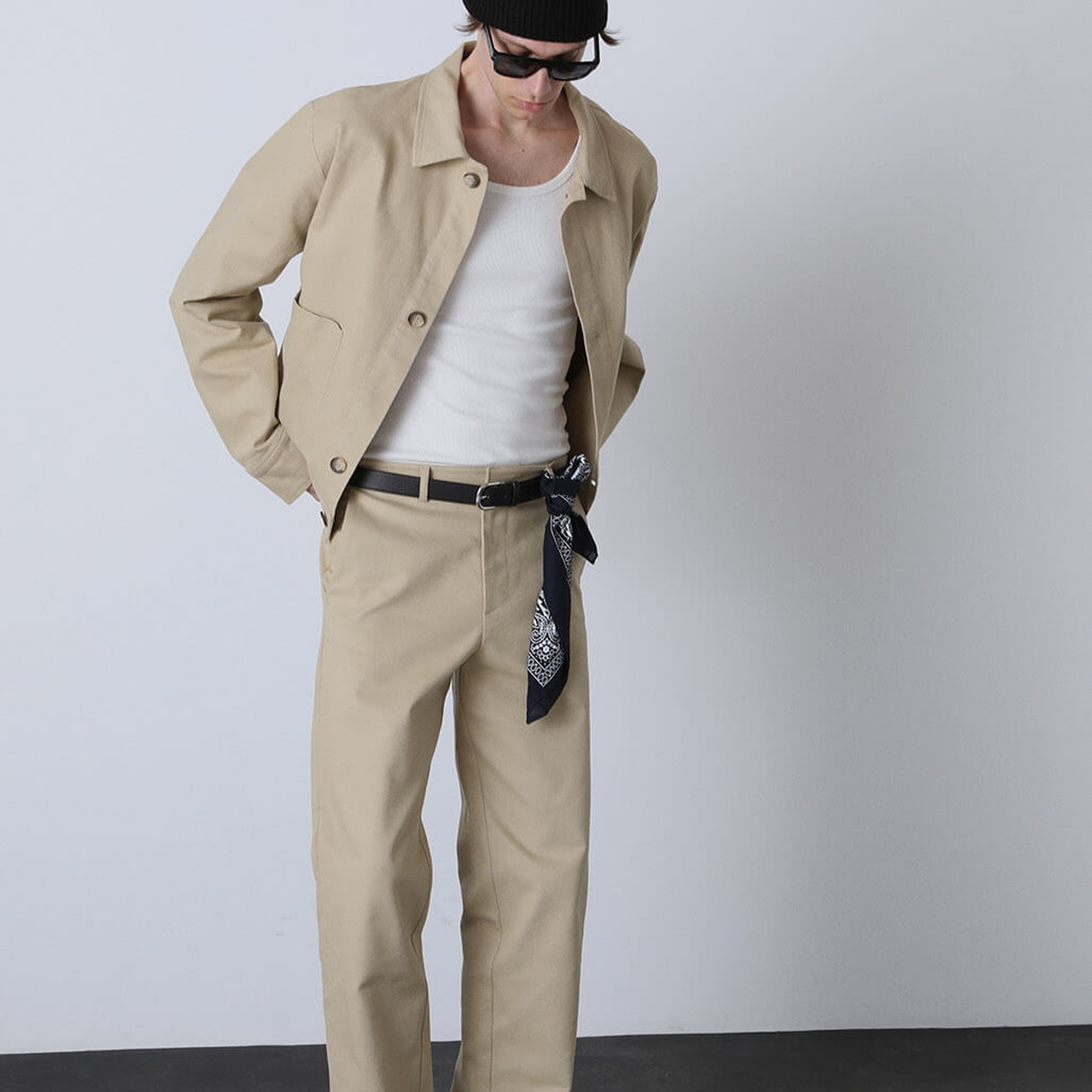 Straight Gabardin Pantolon