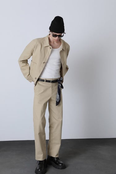  Straight Gabardin Pantolon