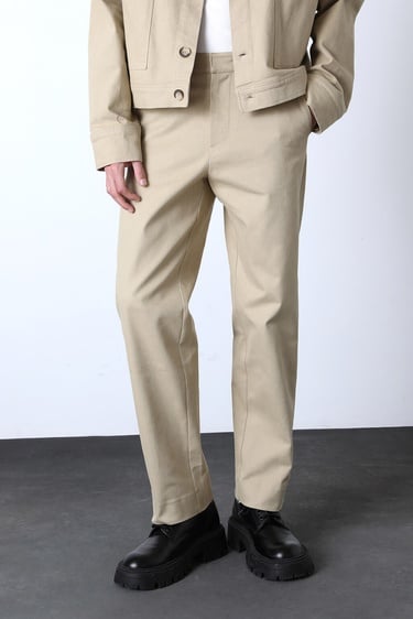  Straight Gabardin Pantolon