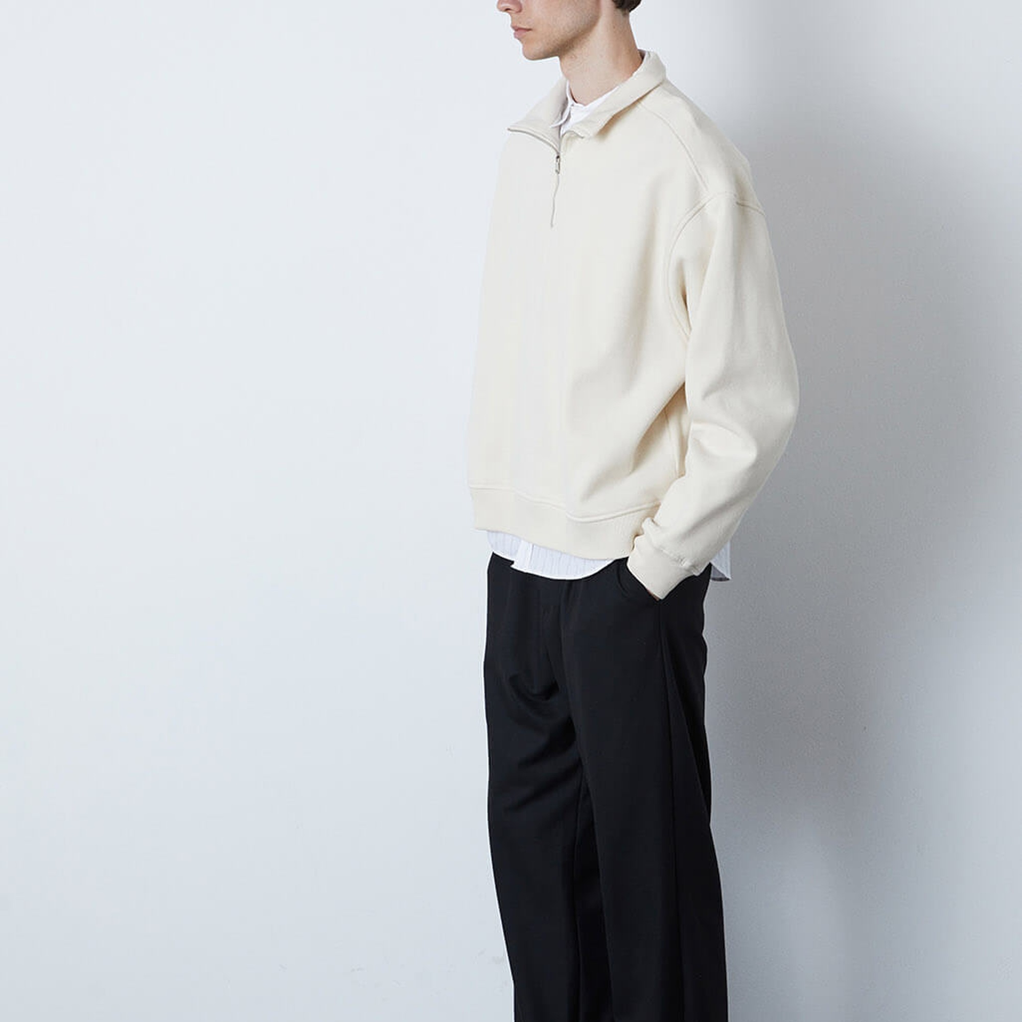 Dik Yaka Oversize Sweatshirt