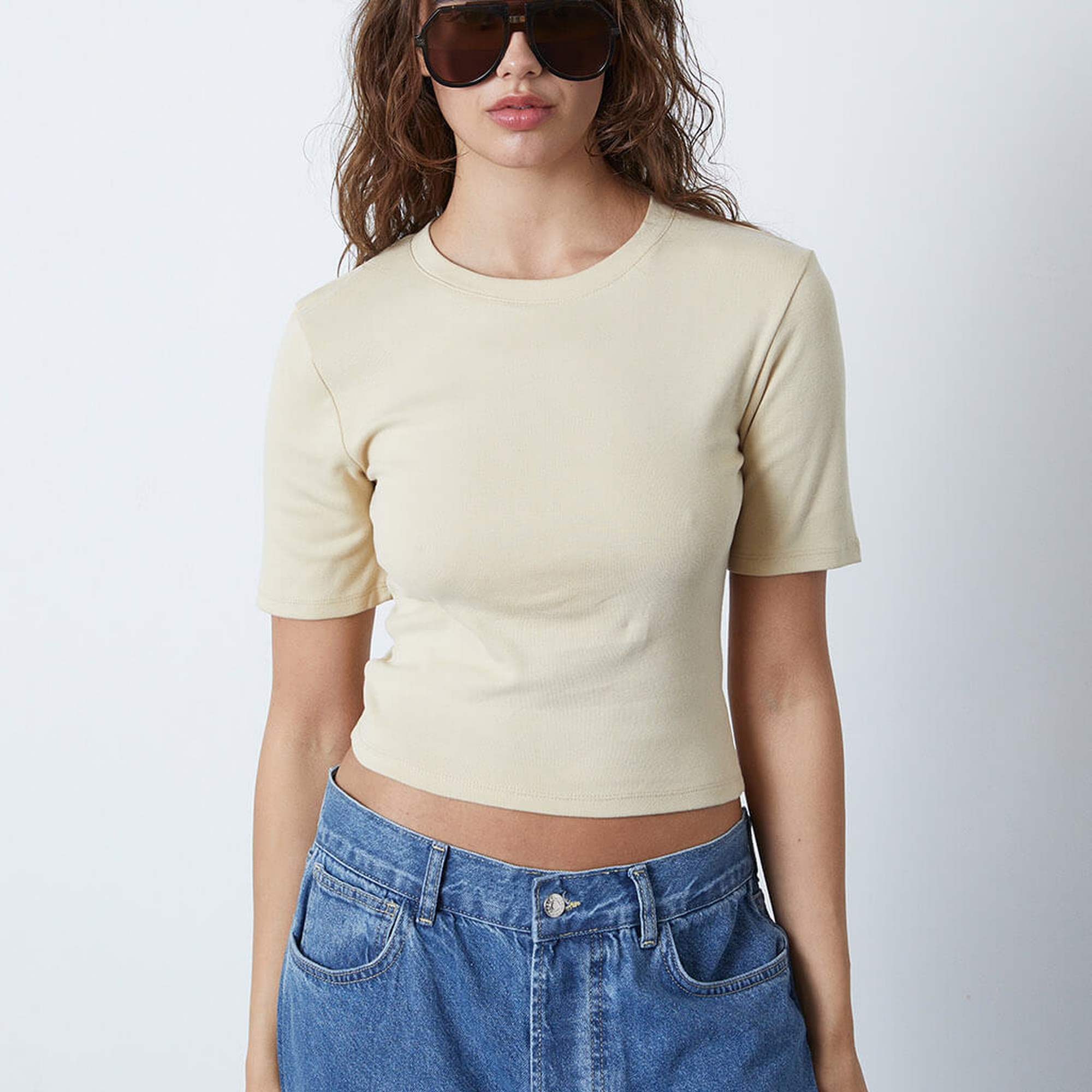 Crop Basic Tshirt